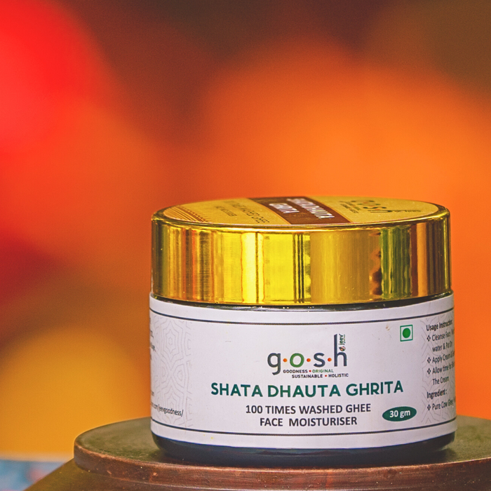 Shata Dhauta Ghrita // 100 Times Washed Moisturizing Face Cream!