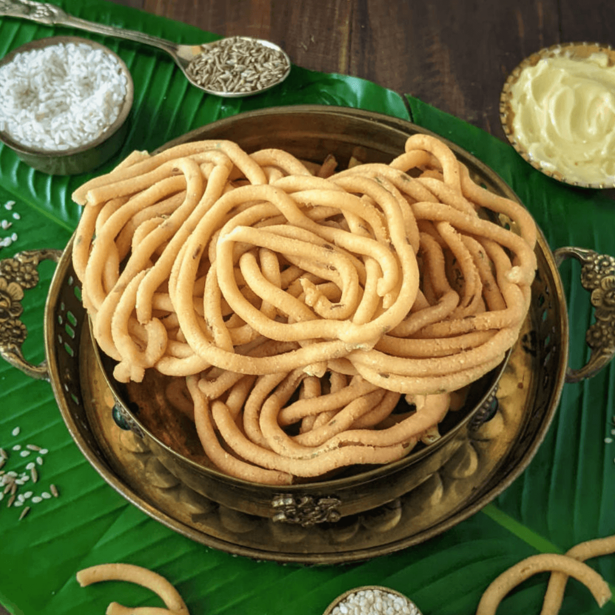 Homemade Thenkuzhal Murukku | Made With Cold Pressed Single Use Groundnut Oil - 150g