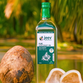 100% Pure, Decanted Coconut Oil | Unsulphured Copras | For Cooking Or Skin & Hair Care | Pleasing, Gentle Aroma | Cold Pressed at 35 RPM