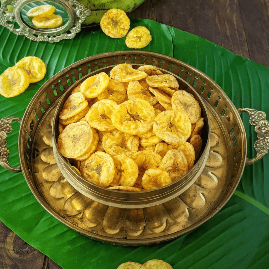 Homemade Nendhiram Banana Chips | Made With Cold Pressed Single Use Coconut Oil - 150g