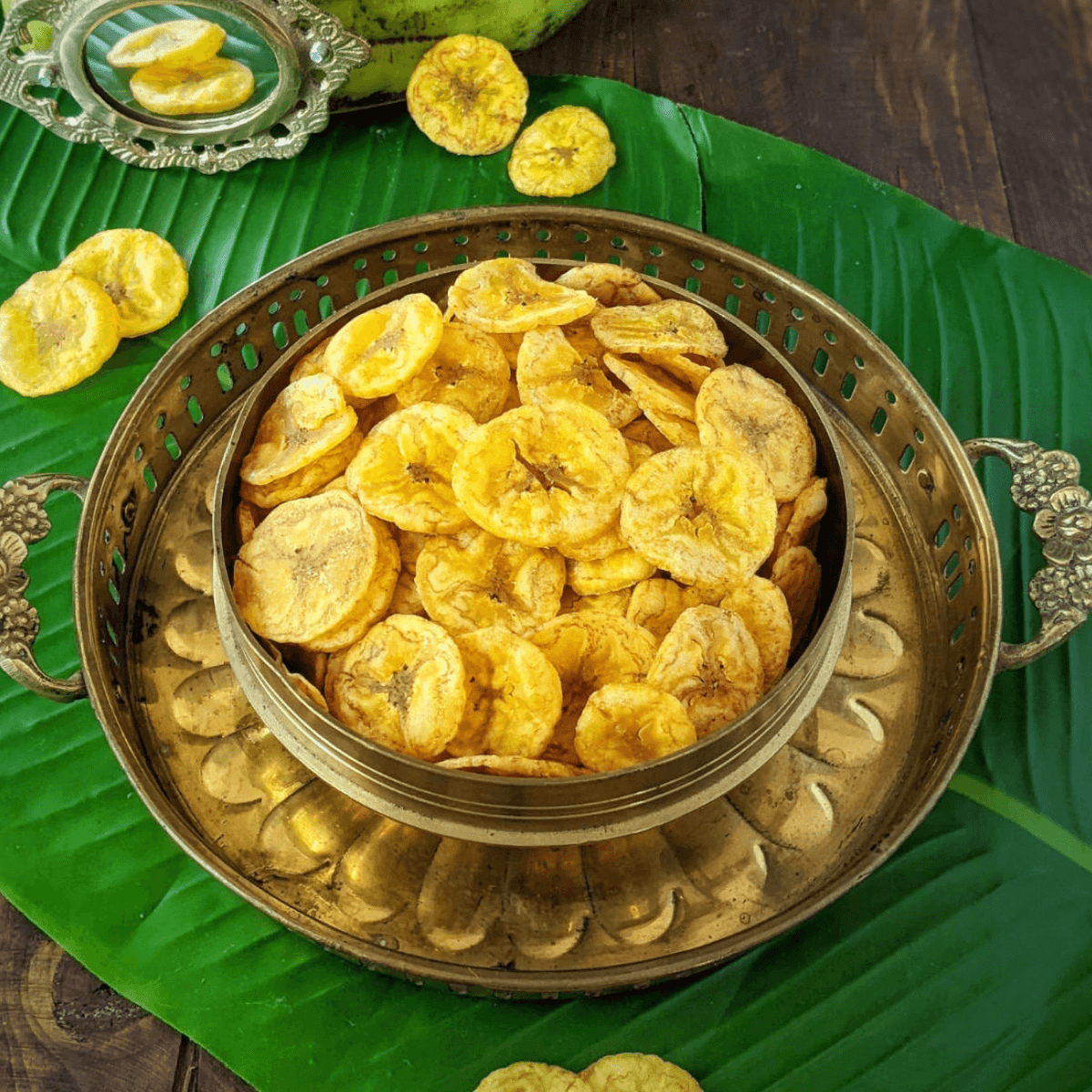 Homemade Nendhiram Banana Chips | Made With Cold Pressed Single Use Coconut Oil - 150g