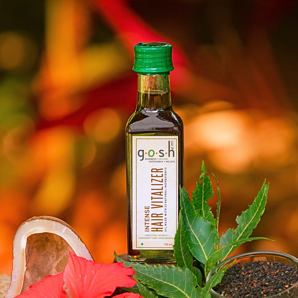 Intense Hair Vitalizer 25 Native Herbs Ancient Formula 100ml