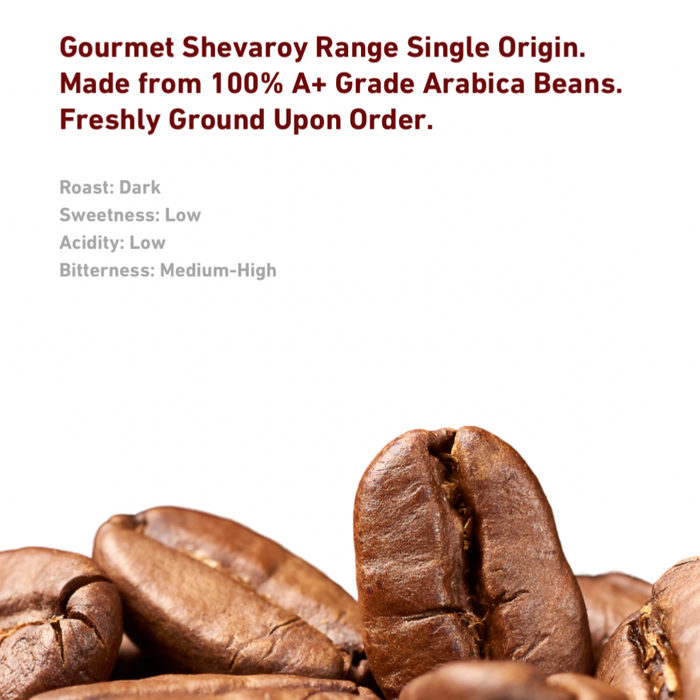 Gourmet South Indian Coffee | Freshly Ground Upon Order | Shevaroy Range Single Origin | 200g