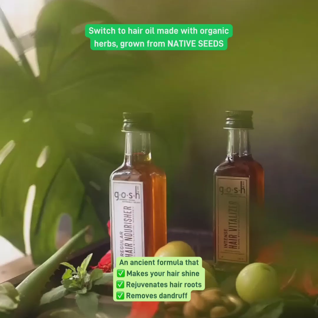 Intense Hair Vitalizer | 25 Native Herbs | Ancient Formula | 100ml