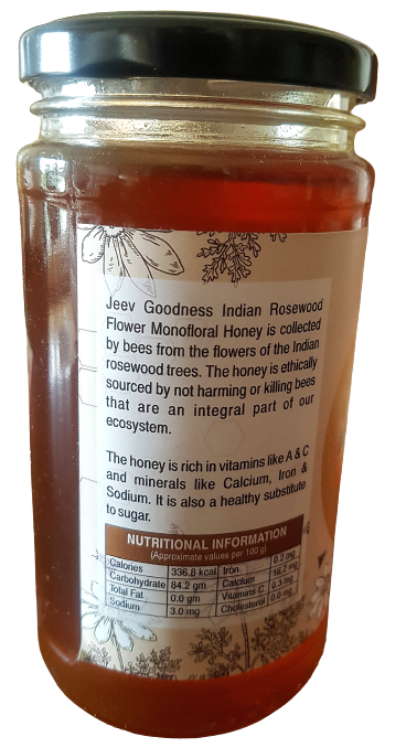 Indian Rosewood Flower Monofloral Honey - 450g