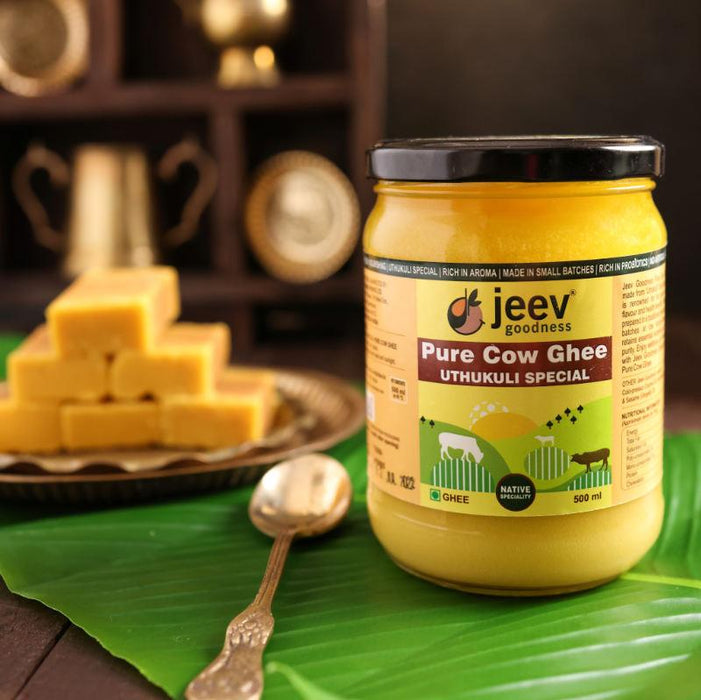 Uthukuli Special Cow Ghee | Tastes & Smells Heavenly | Freshly Made | 500ml