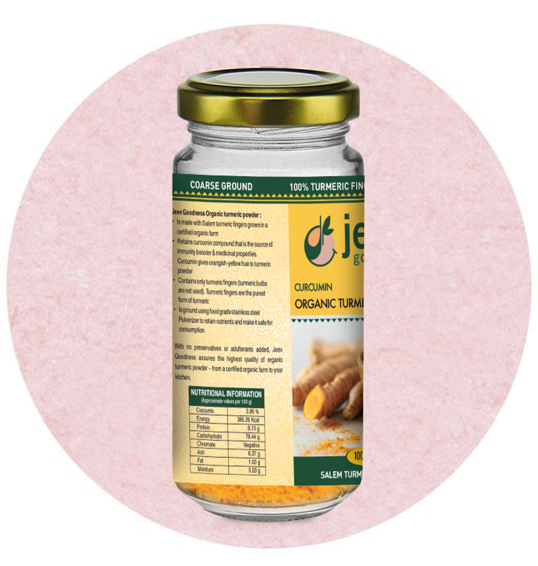 Curcumin Turmeric Powder | Made from Turmeric Fingers